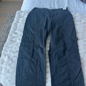 Abercrombie & Fitch Black Cargo Pants